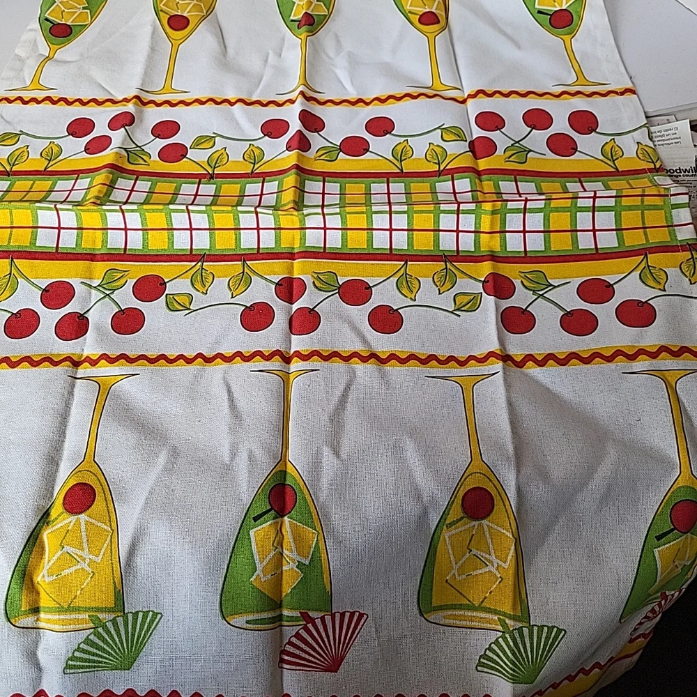 Sur La Table Summer Drinks 100% Cotton Dish Towel